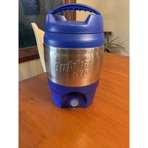 BUBBA Keg 128oz 1 Gallon 3.8L Stainless Steel Insulated thermos w/Spout Blue Jug